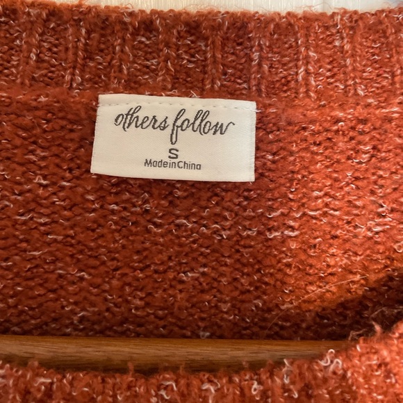 Others follow Rust Striped Sweater Size Small - Picture 9 of 10